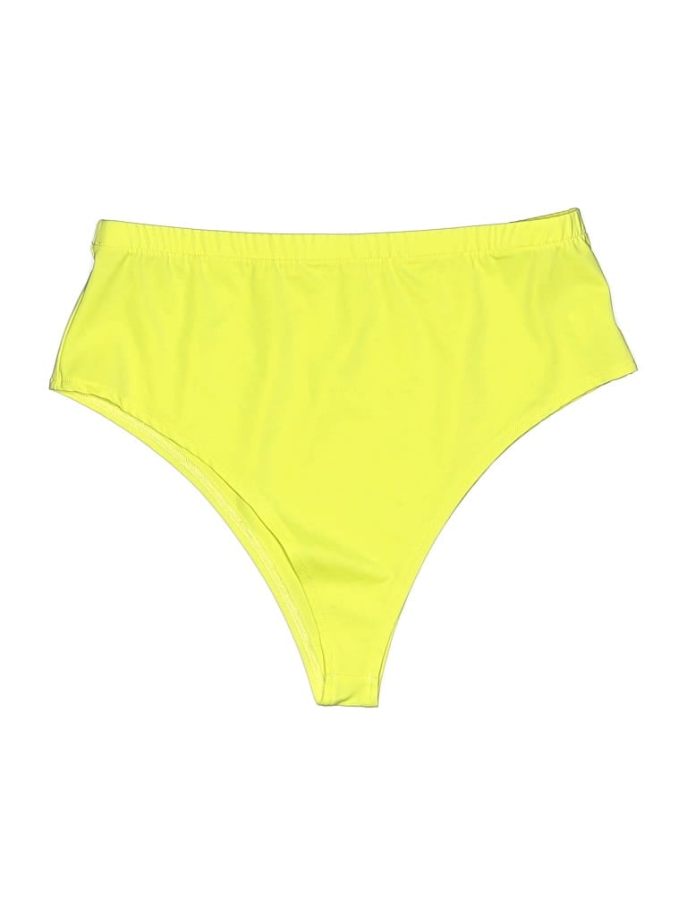 Pre-owned Miss Circle Swimsuit Bottoms In Yellow