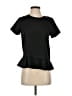 Central Park West Black Short Sleeve Top Size XS - photo 1