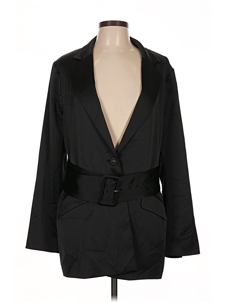 Pre-owned House Of Harlow 1960 Blazer Jacket In Black