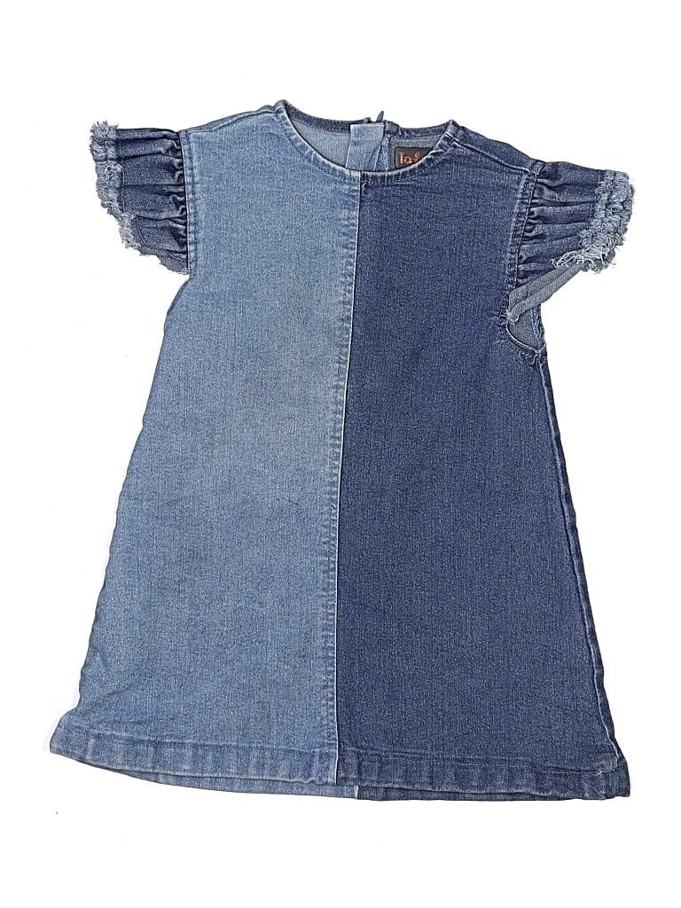 Pre-owned Assorted Brands Kids' Dress In Blue