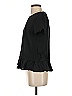 Central Park West Black Short Sleeve Top Size XS - photo 5