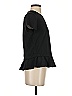 Central Park West Black Short Sleeve Top Size XS - photo 4