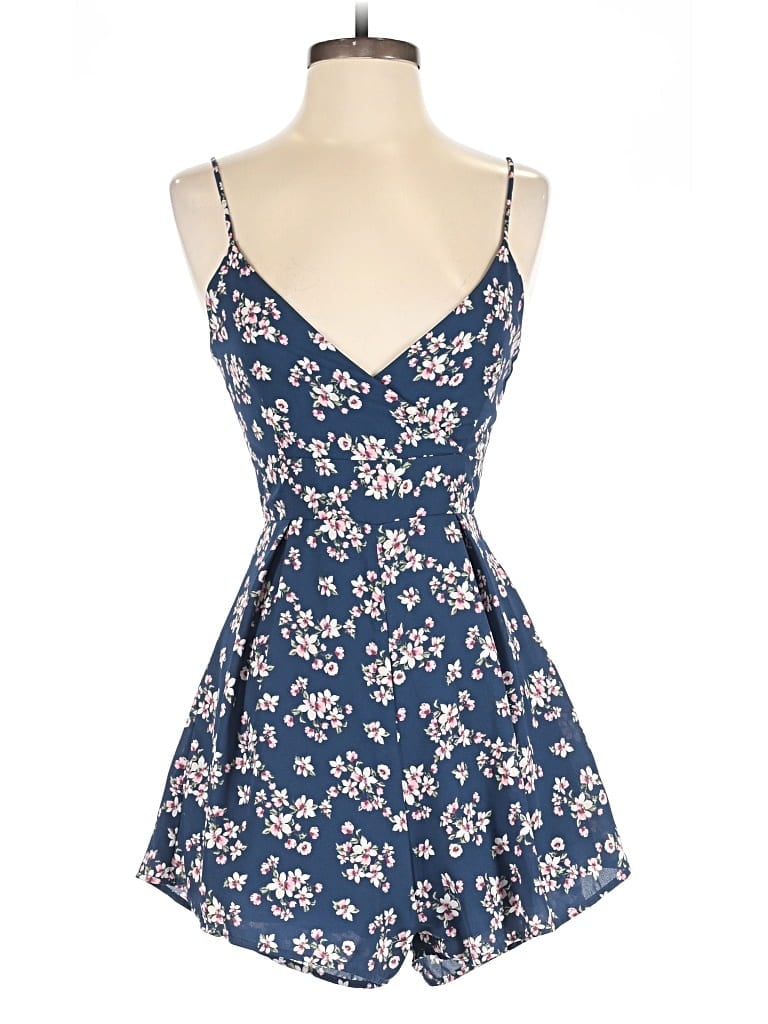 Pre-owned Altar'd State Romper In Blue