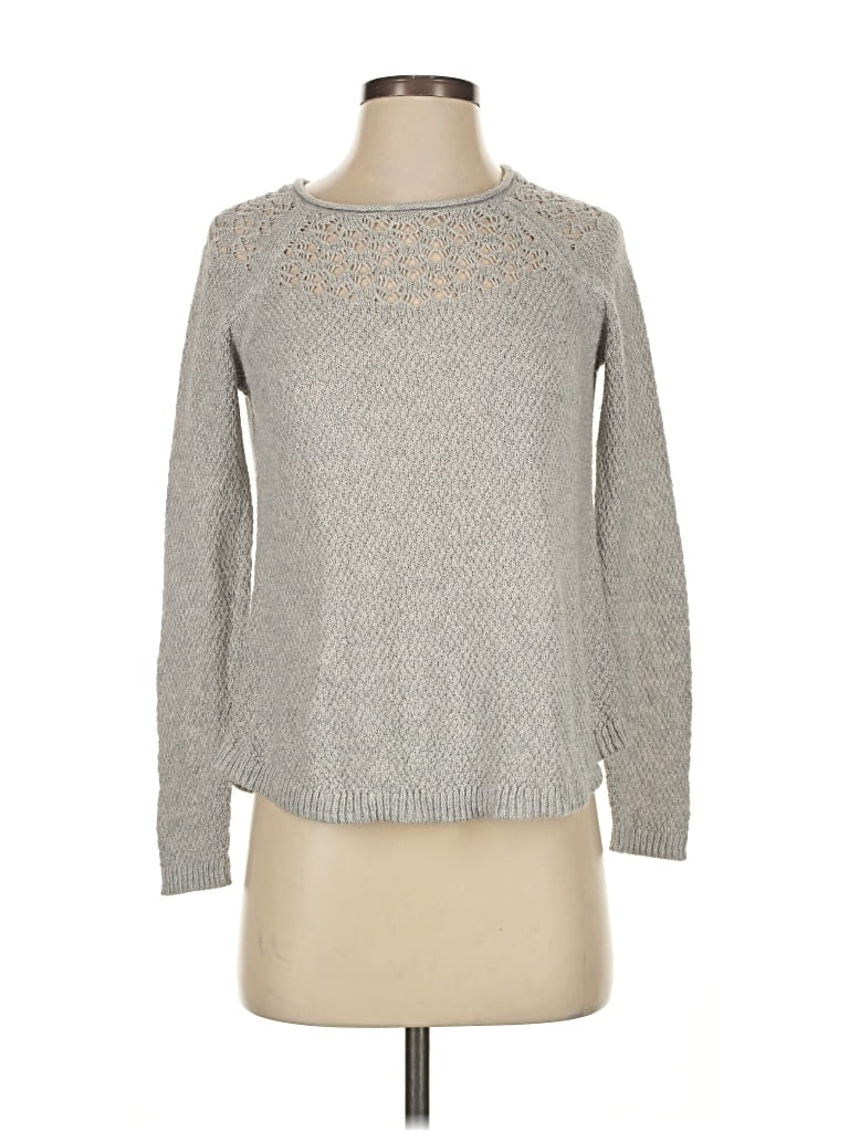 Pre-owned Elle Pullover Sweater In Gray
