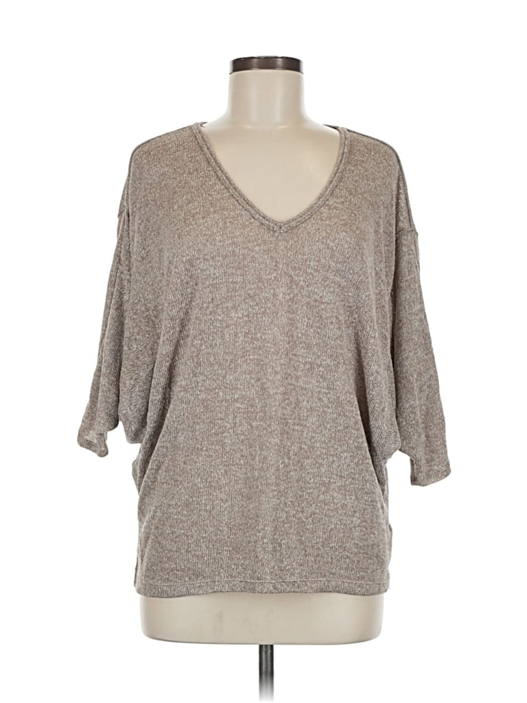 Pre-owned Forever 21 Pullover Sweater In Brown