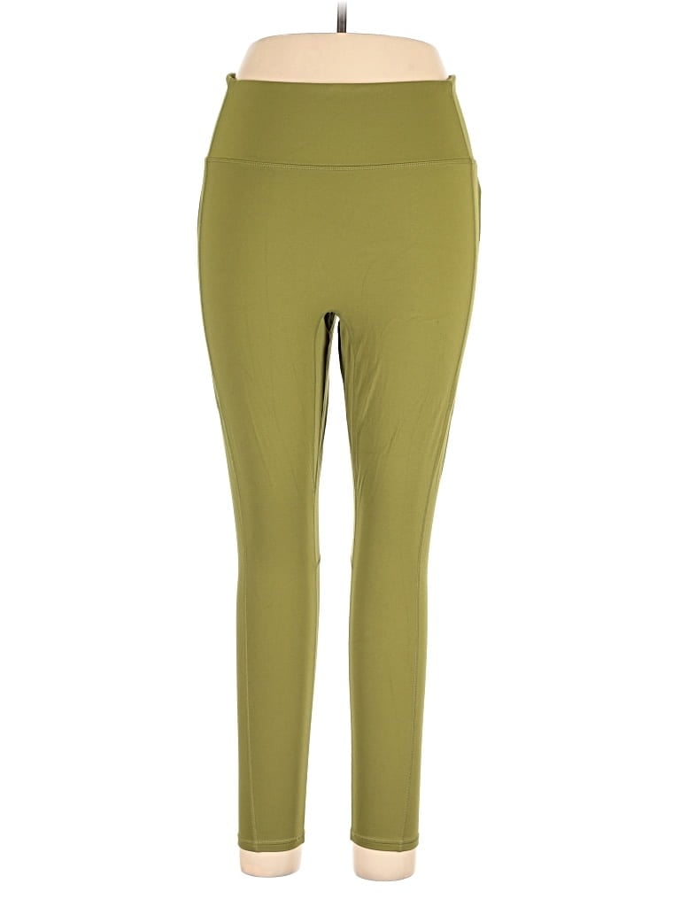 Pre-owned Motion 365 Made By Fabletics Active Pants In Green