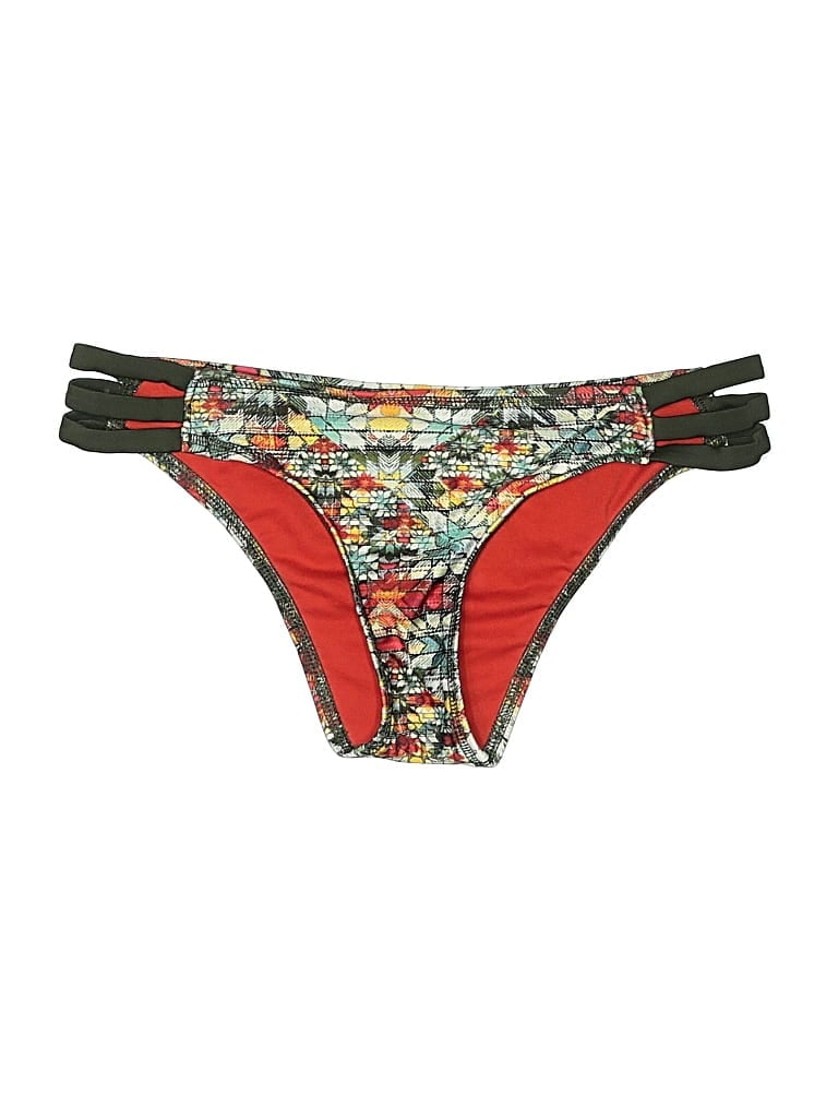 Pre-owned Mossimo Swimsuit Bottoms In Red
