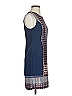 Central Park West 100% Polyester Graphic Blue Casual Dress Size XS - photo 4