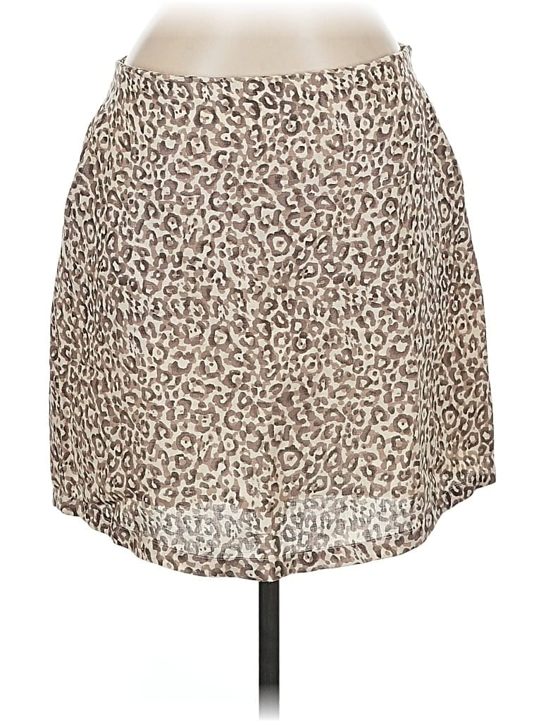 Pre-owned Mng Casual Skirt In Brown