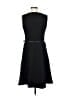 Anne Klein Solid Black Casual Dress Size 6 - photo 2