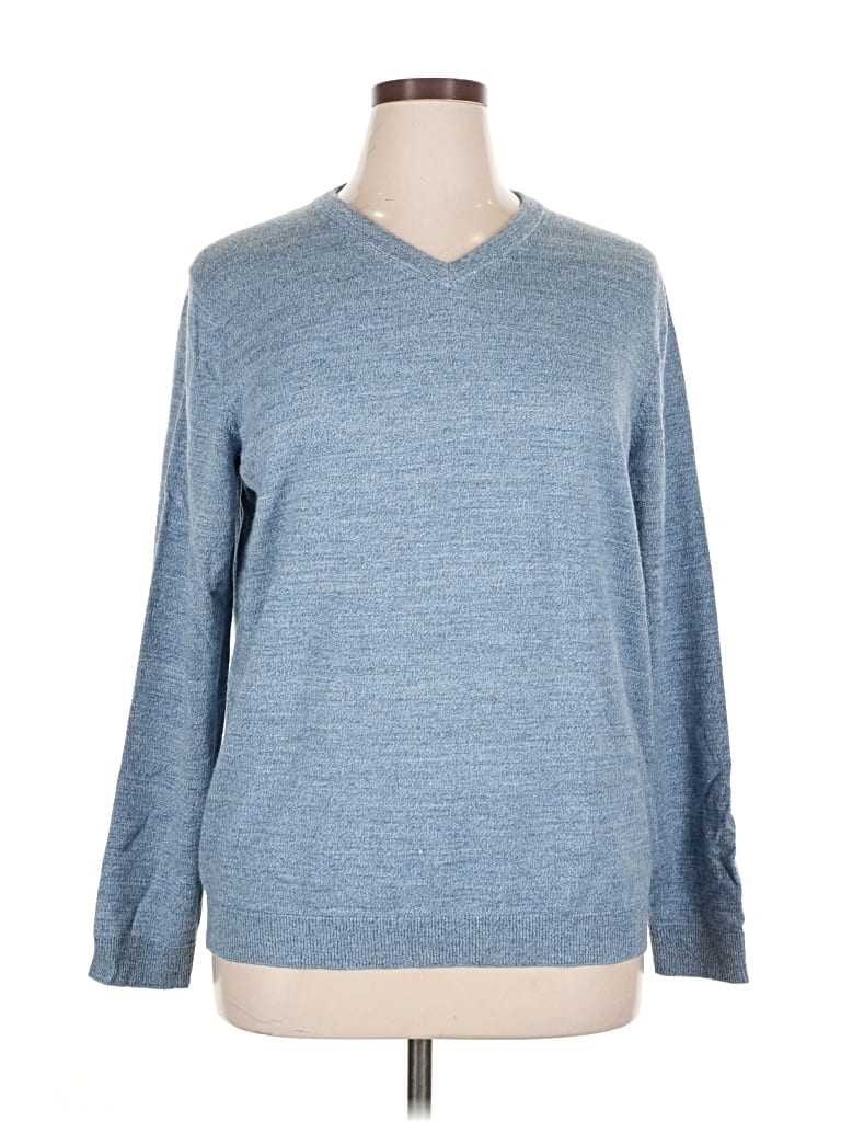 Pre-owned Apt. 9 Pullover Sweater In Blue
