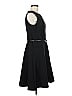 Anne Klein Solid Black Casual Dress Size 6 - photo 4