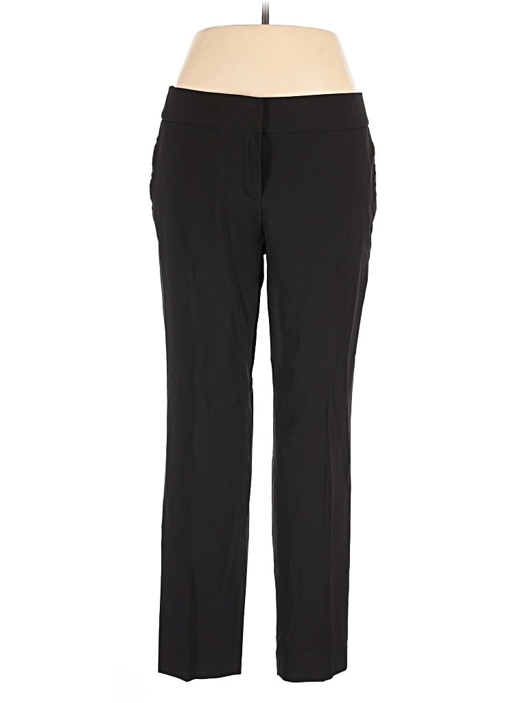 Pre-owned Le Suit Dress Pants In Black