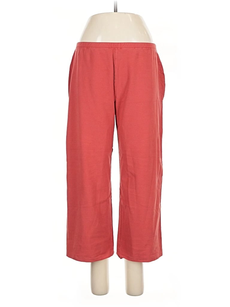 Pre-owned Eileen Fisher Casual Pants In Red