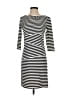 J. McLaughlin Stripes Black Casual Dress Size XS - photo 1