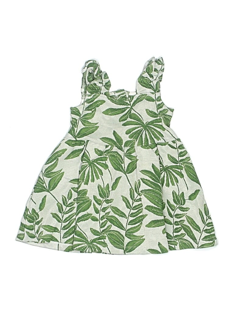 Pre-owned Janie And Jack Kids' Dress In Green