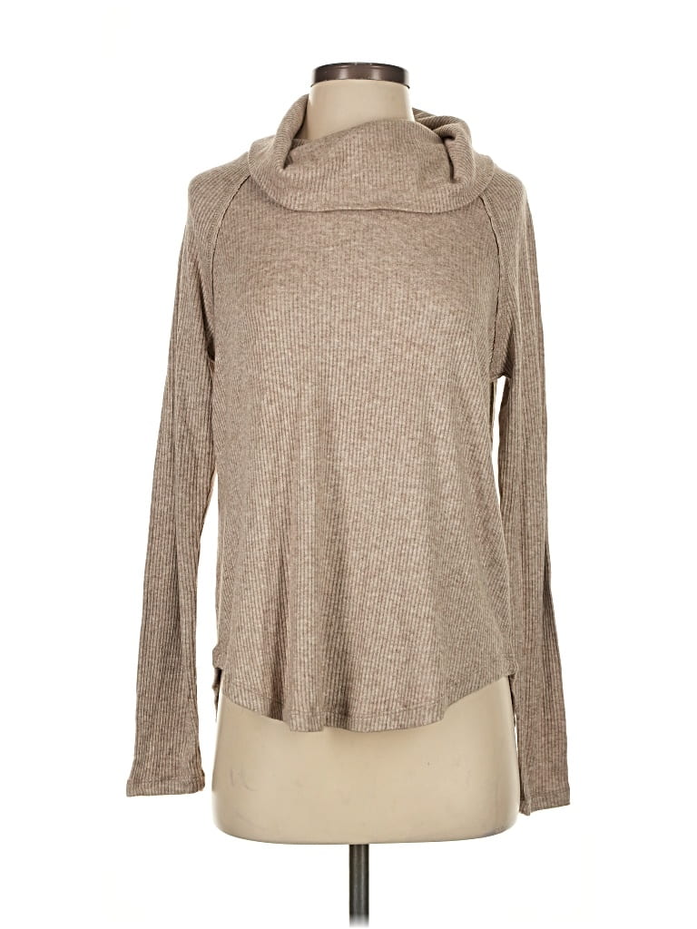 Pre-owned Charlie B Turtleneck Sweater In Brown