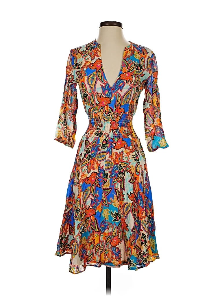 Pre-owned Fabienne Chapot Cocktail Dress In Brown