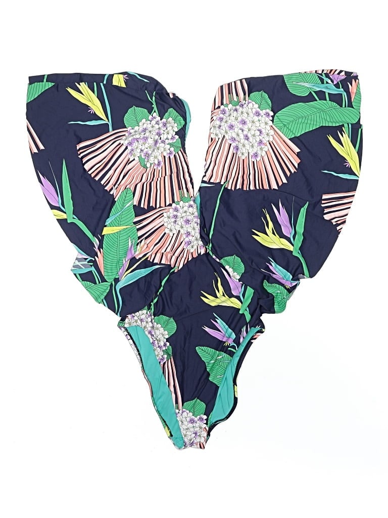 Pre-owned Trina Turk Swimsuit Bottoms In Blue