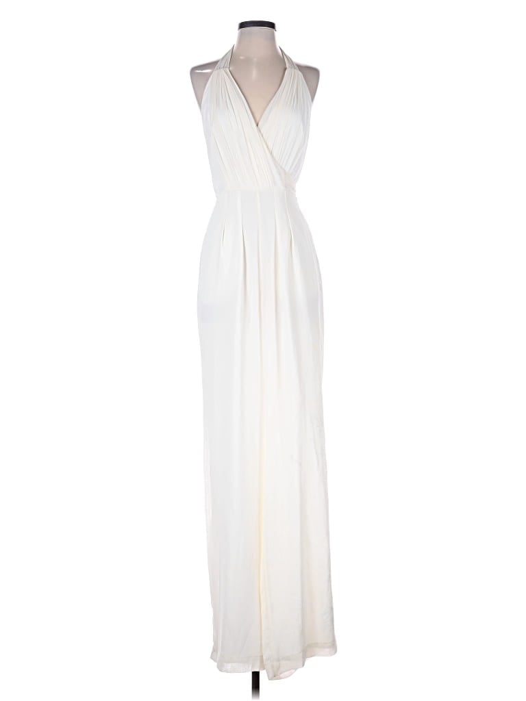 Pre-owned Ceremony By Joanna August Jumpsuit In White