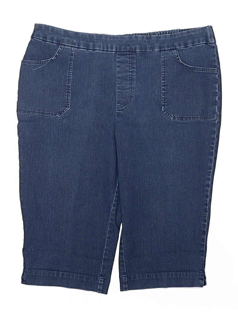 Pre-owned Isaac Mizrahi Live Denim Shorts In Blue