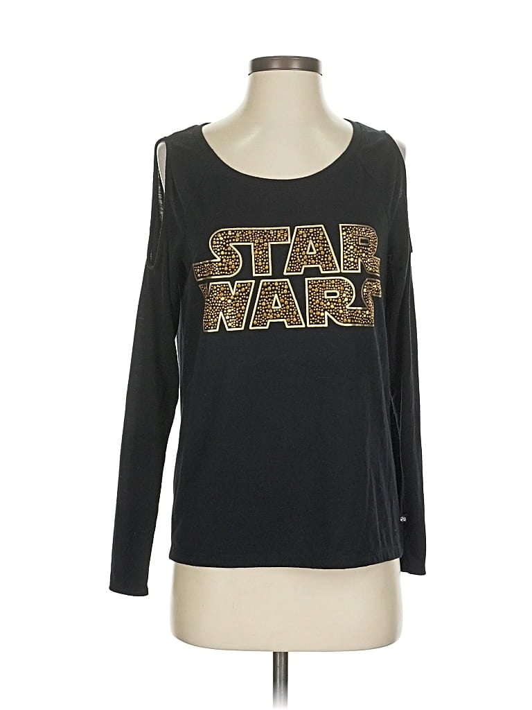 Pre-owned Star Wars Long Sleeve T-shirt In Black