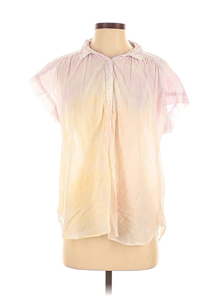 Pre-owned Sundry Short Sleeve Blouse In Pink
