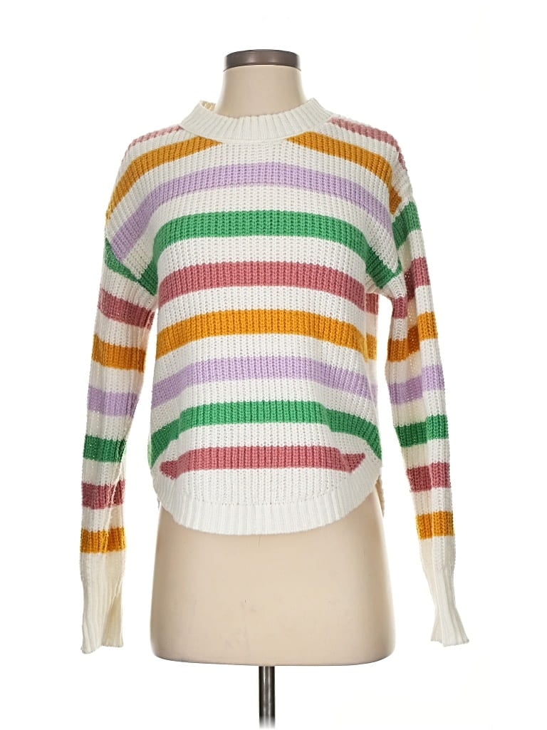 Pre-owned Sonoma Goods For Life Pullover Sweater In White