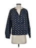 Point Sur Blue Long Sleeve Blouse Size S - photo 1