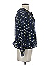 Point Sur Blue Long Sleeve Blouse Size S - photo 4