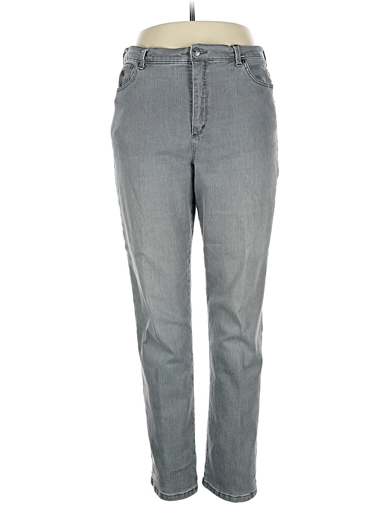 Pre-owned Gloria Vanderbilt Jeans In Gray