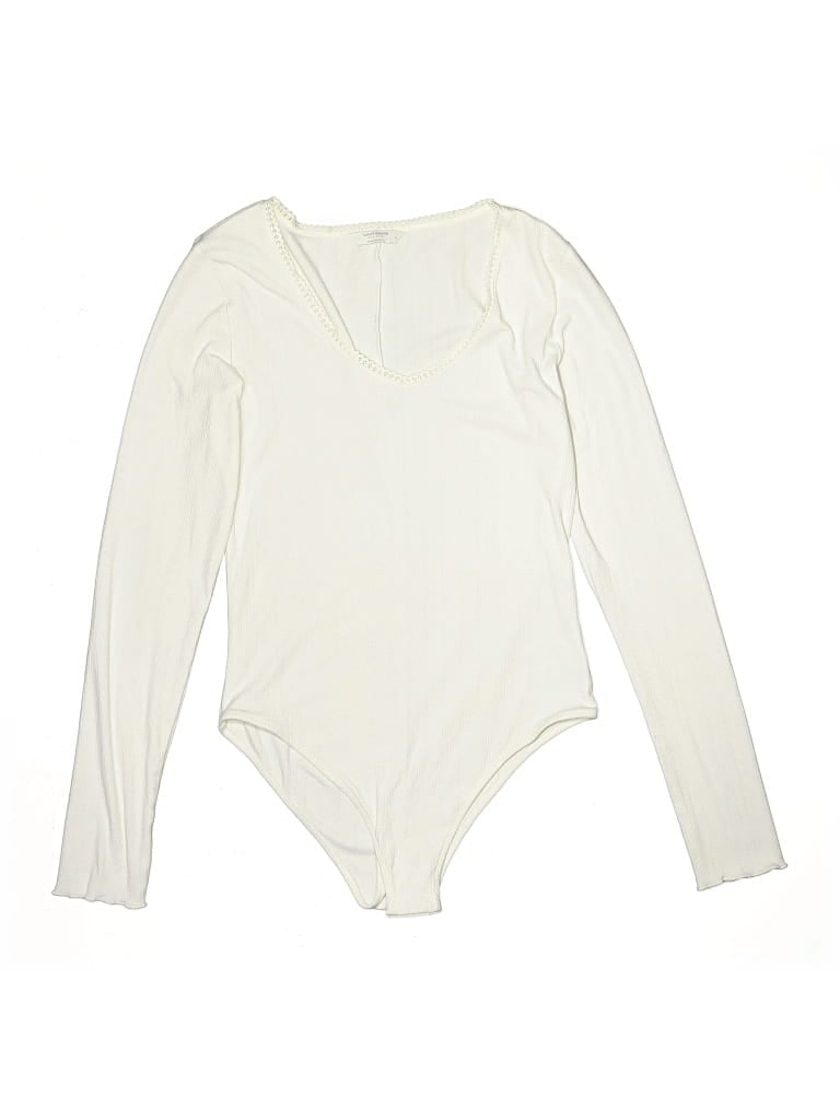 Pre-owned Lucky Brand Bodysuit In White