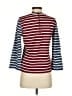J.Crew 100% Cotton Blue 3/4 Sleeve Top Size S - photo 2