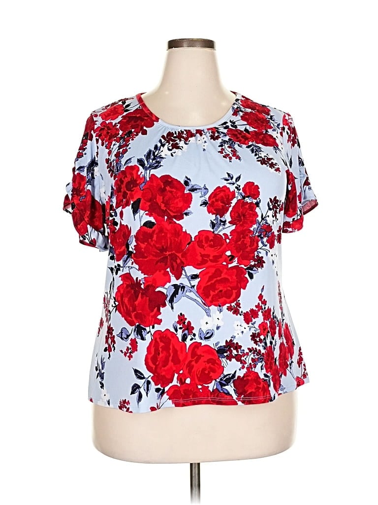Pre-owned Elle Short Sleeve T-shirt In Red