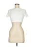 Zara Ivory Short Sleeve Turtleneck Size M - photo 1