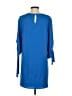 Everly 100% Polyester Solid Blue Casual Dress Size S - photo 2
