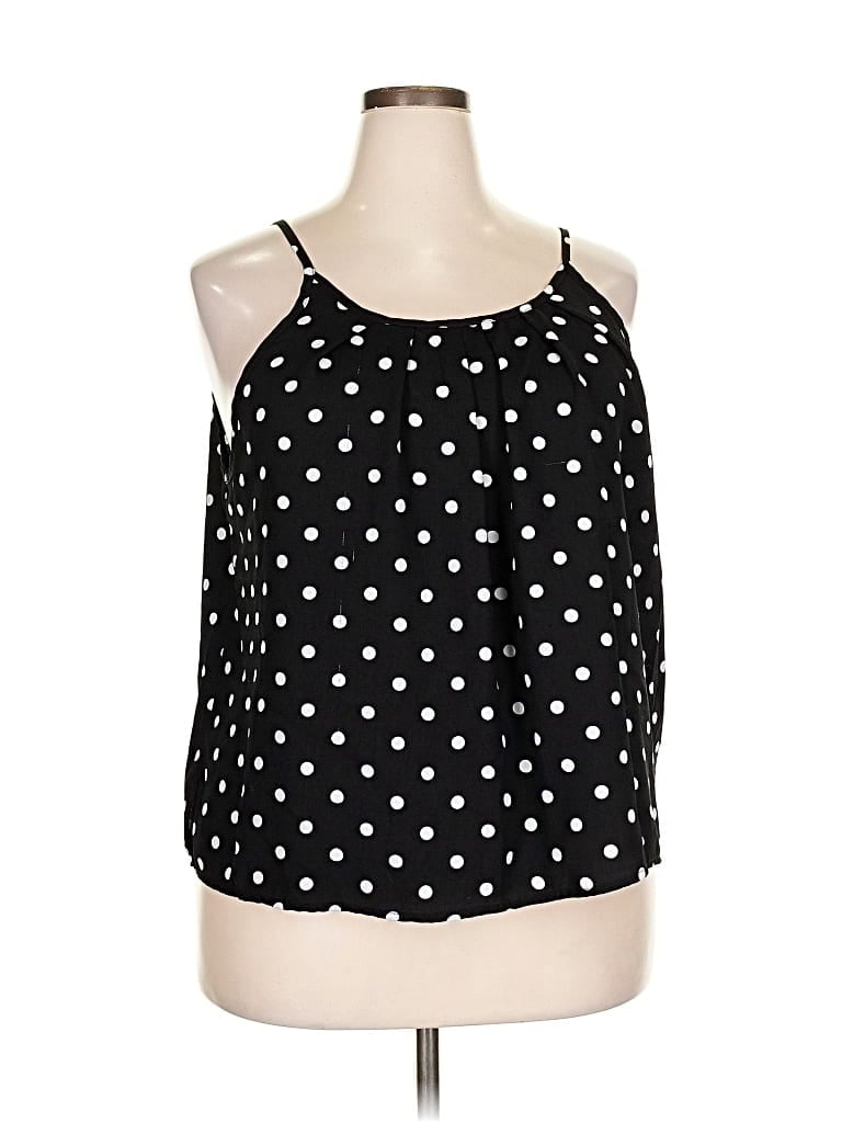 Pre-owned Doublju Sleeveless Blouse In Black