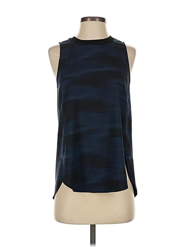 Pre-owned Athleta Sleeveless Blouse In Blue