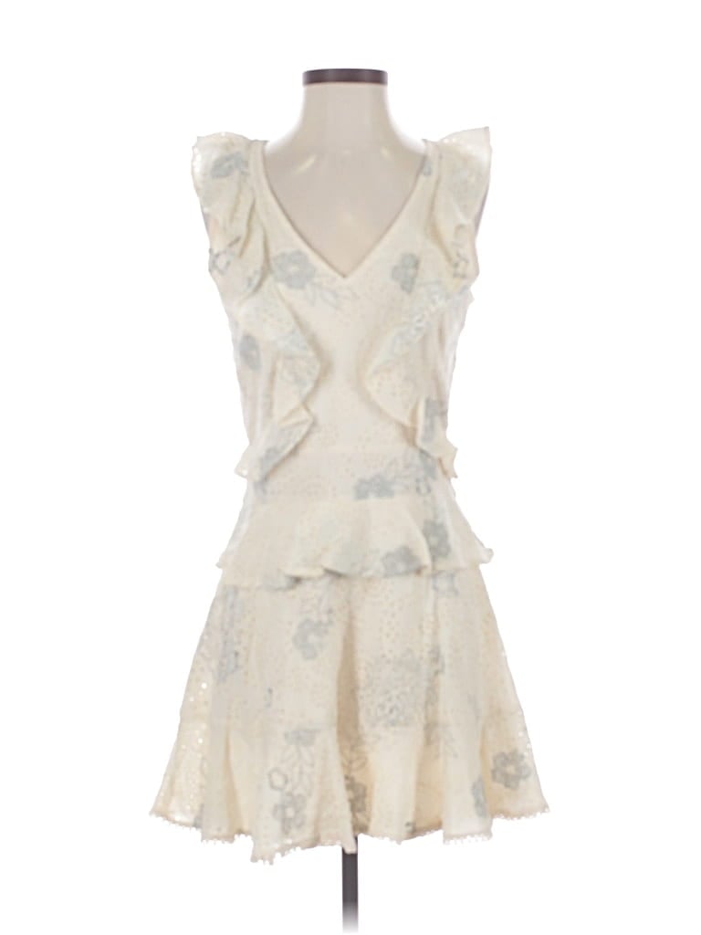 Pre-owned Love Sam Cocktail Dress In White