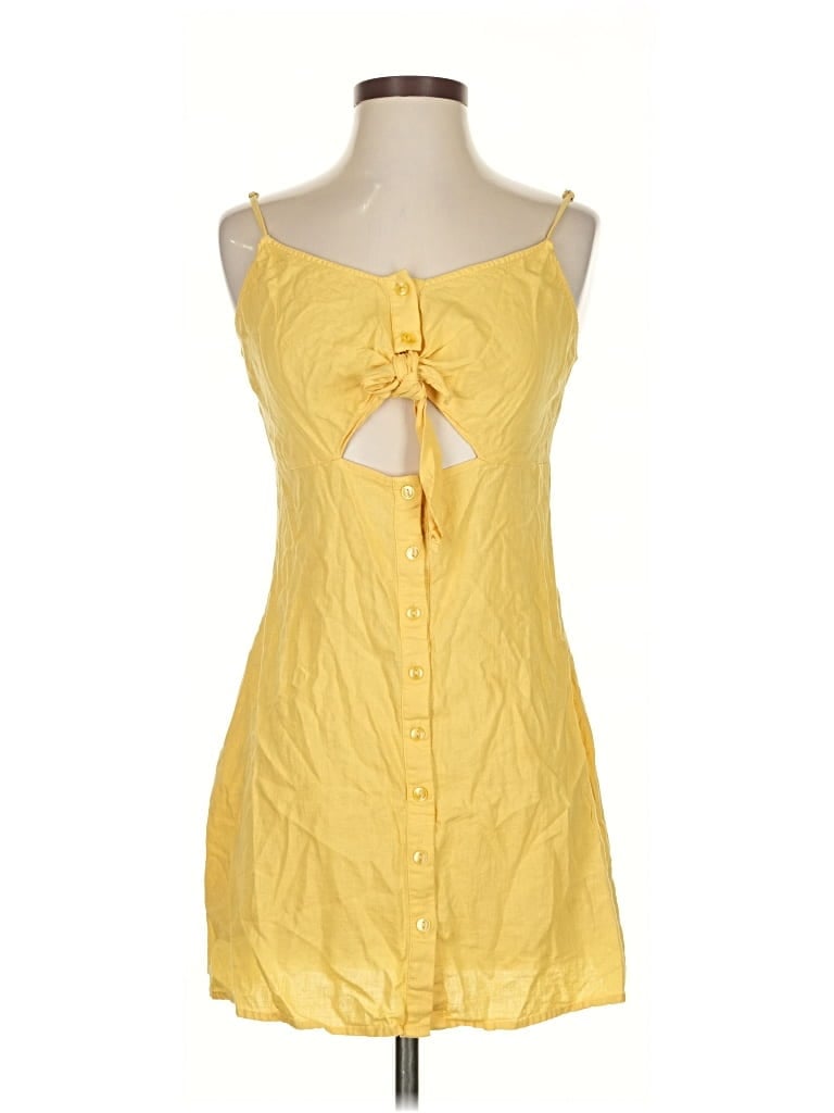 Pre-owned La Hearts Casual Dress In Yellow