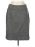 Banana Republic Chevron-herringbone Gray Wool Skirt Size 10 - photo 1