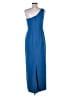 Thread 100% Polyester Blue Cocktail Dress Size 4 - photo 2