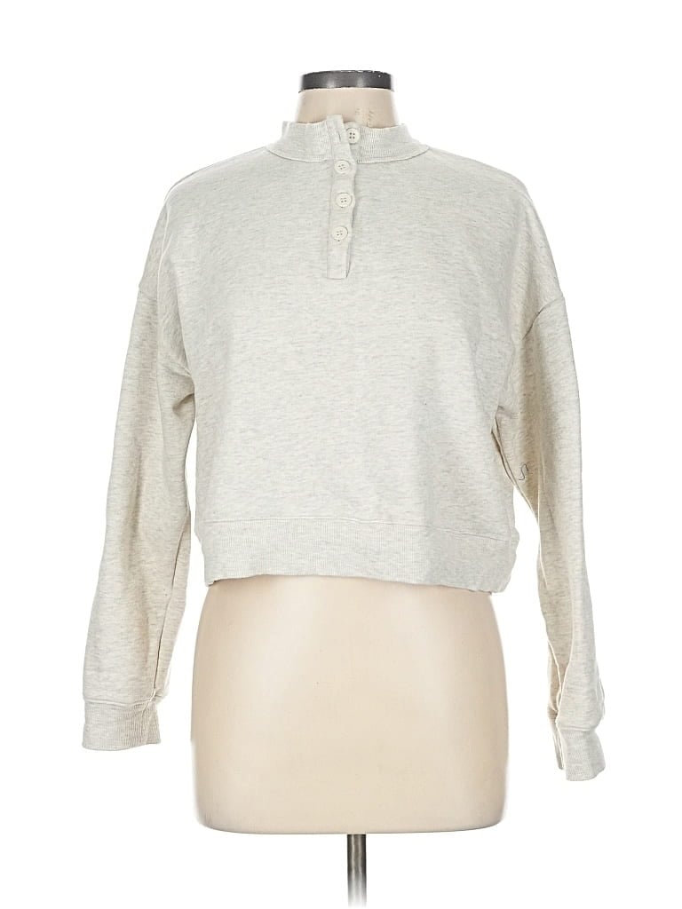 Pre-owned Things Between Pullover Sweater In Gray