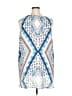 Halo 100% Polyester Blue 3/4 Sleeve Blouse Size 3X - photo 2