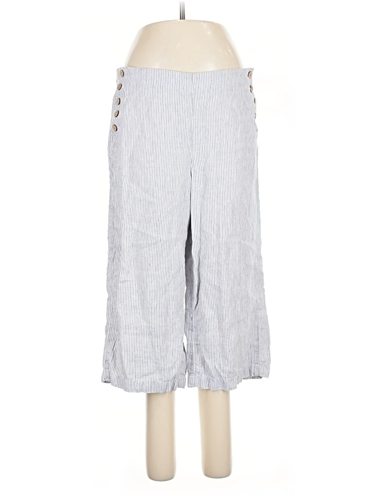 Pre-owned Jjill Linen Pants In Silver