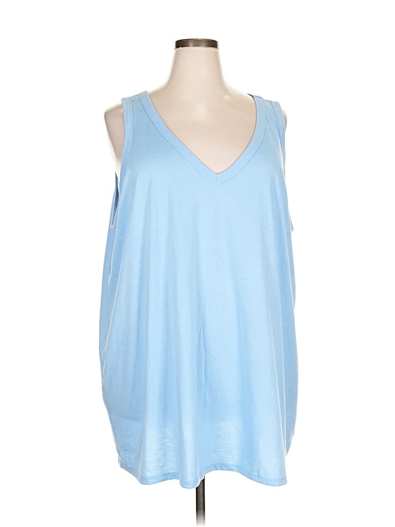 Pre-owned Torrid Sleeveless T-shirt In Blue