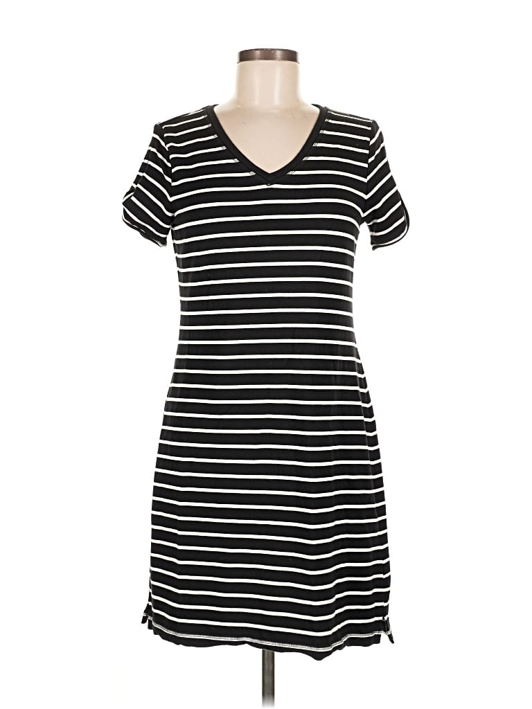 Pre-owned T By Talbots Casual Dress In Black