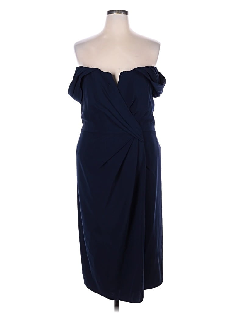 Pre-owned Rene Ruiz Cocktail Dress In Blue