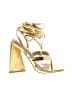 EGO Metallic Gold Sandals Size 5 - photo 1