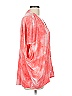 Sno Skins Tie-dye Pink Short Sleeve Blouse Size L - photo 4